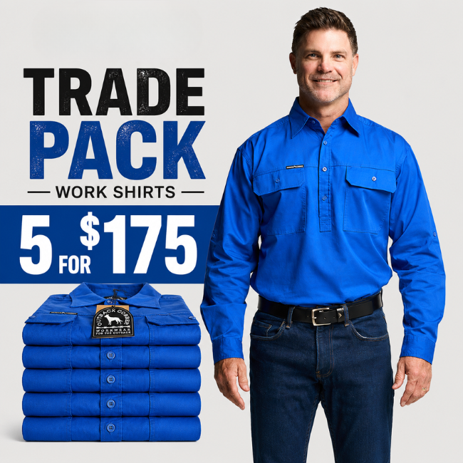 5 Pack Work Shirts