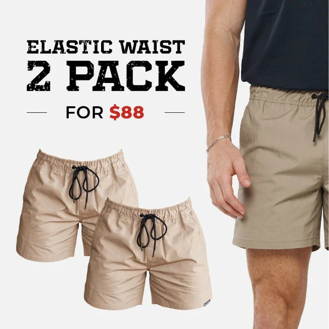 2 Pack Work Shorts