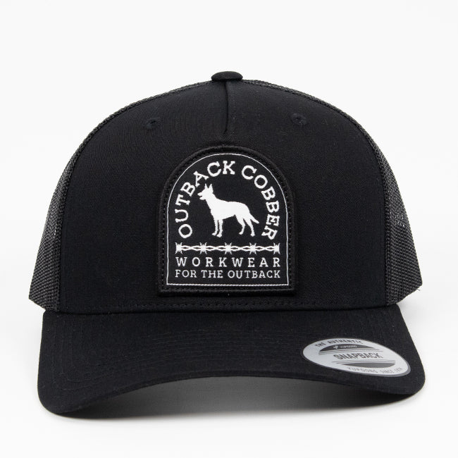 OUTBACK COBBER | ROMA Cap - Black/Black/Black
