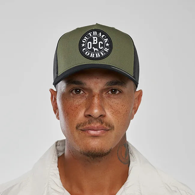 DURACK Trucker Cap BLK/OLIVE/BLK
