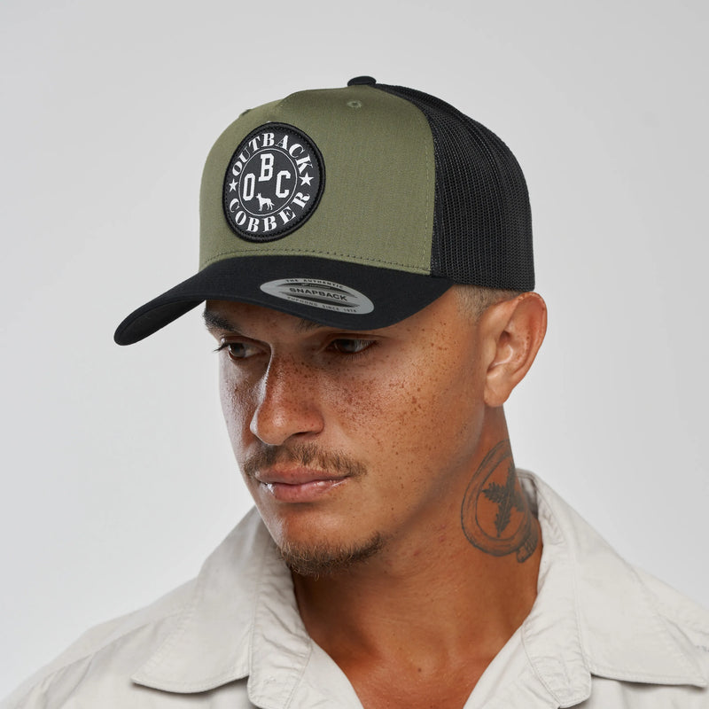 DURACK Trucker Cap BLK/OLIVE/BLK