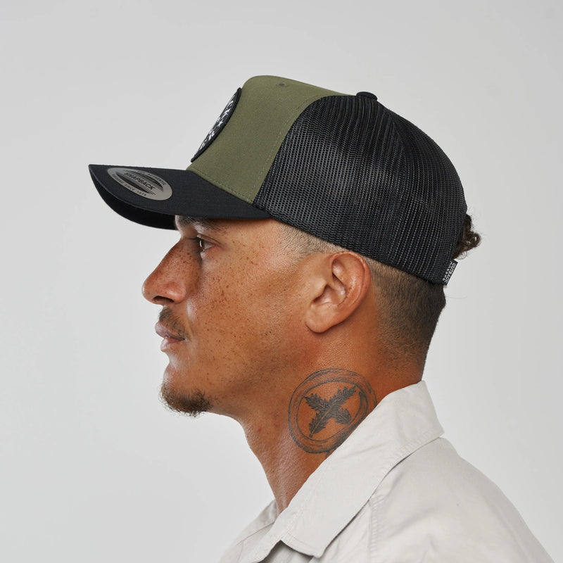 DURACK Trucker Cap BLK/OLIVE/BLK