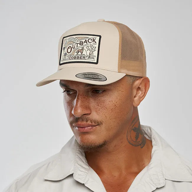 OBC Icon square grill trucker - Khaki