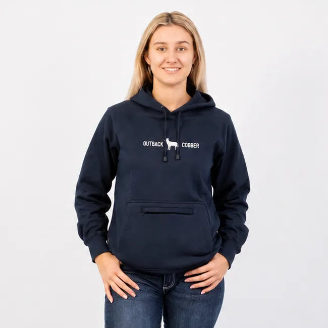 Darcy Womens Pullover Hood - Navy