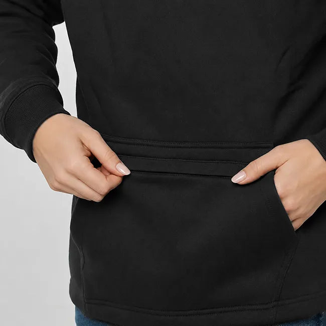 Darcy Womens Pullover Hood - Black