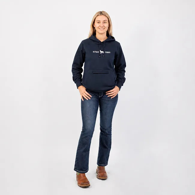 Darcy Womens Pullover Hood - Navy
