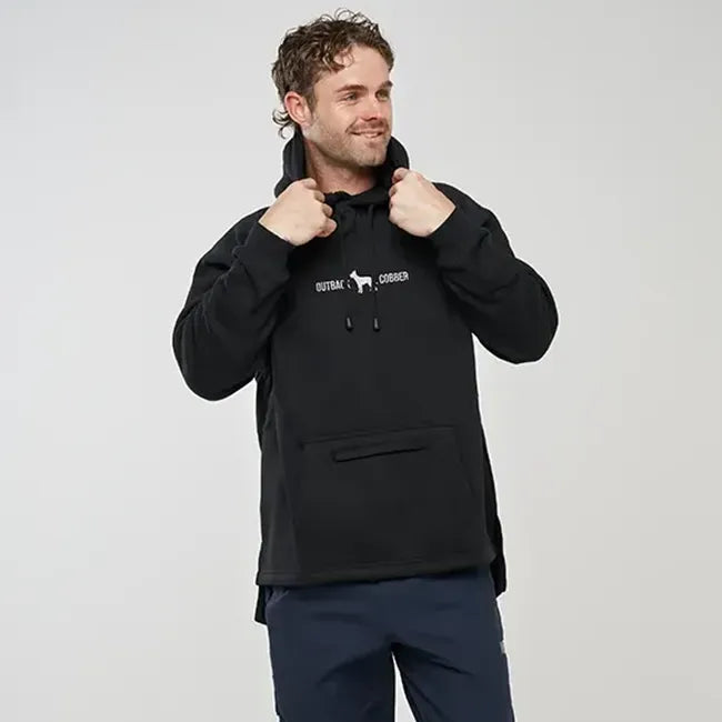 Darcy Mens Pullover Hood - Black