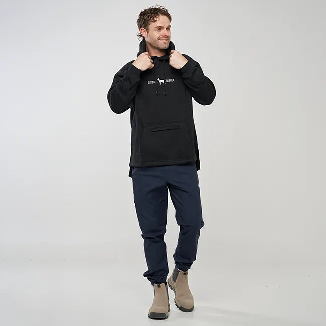 Darcy Mens Pullover Hood - Black