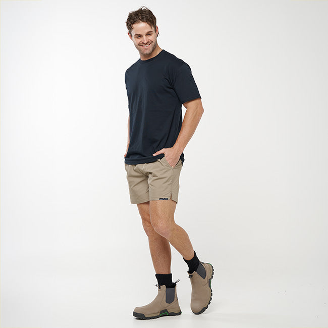 OBC TRADE WORK SHORTS 2 PACK KHAKI